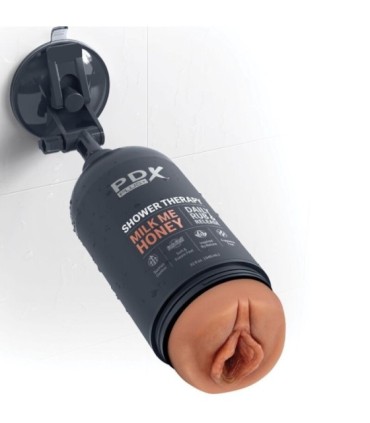 PDX PLUS - MASTURBADOR STROKER DISEÑO DISCRETO DE BOTE CHAMPU MILK ME HONEY CARAMELO