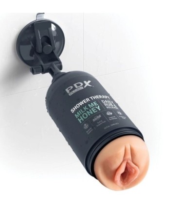 PDX PLUS - MASTURBADOR STROKER DISEÑO DISCRETO DE BOTE CHAMPU MILK ME HONEY