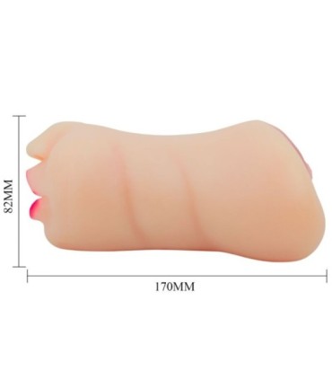 CRAZY BULL - ZOEY MASTUBADOR EN FORMA DE VAGINA DOBLE ENTRADA