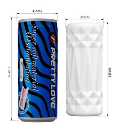 PRETTY LOVE - LATA MASTURBADOR MASCULINO 3D MODELO 2