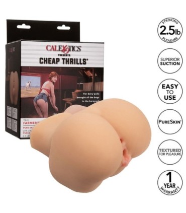 CALEXOTICS - THE FARMERS DAUGHTER DOBLE MASTURBADOR REALÍSTICO NATURAL