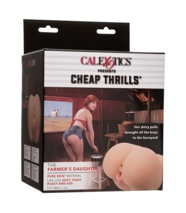 CALEXOTICS - THE FARMERS DAUGHTER DOBLE MASTURBADOR REALÍSTICO NATURAL