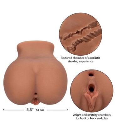 CALEXOTICS - THE ROLLER BABE DOBLE MASTURBADOR REALÍSTICO NATURAL