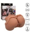 CALEXOTICS - THE HOMECOMING QUEEN DOBLE MASTURBADOR REALÍSTICO CARAMELO