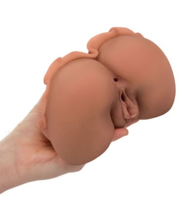 CALEXOTICS - THE HOMECOMING QUEEN DOBLE MASTURBADOR REALÍSTICO CARAMELO