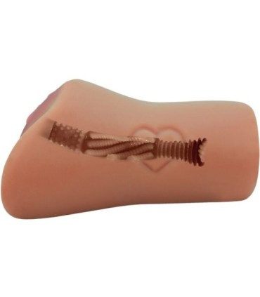 CRAZY BULL - SCARLET VAGINA Y ANO DISEÑO CON UN CORAZÓN NATURAL