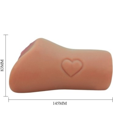 CRAZY BULL - SCARLET VAGINA Y ANO DISEÑO CON UN CORAZÓN NATURAL