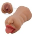 CRAZY BULL - SARAH MASTURBADOR DOBLE BOCA & VAGINA NATURAL