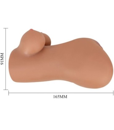 CRAZY BULL - HANNAH MASTURBADOR DOBLE VAGINA & ANO REALÍSTICO MULATO