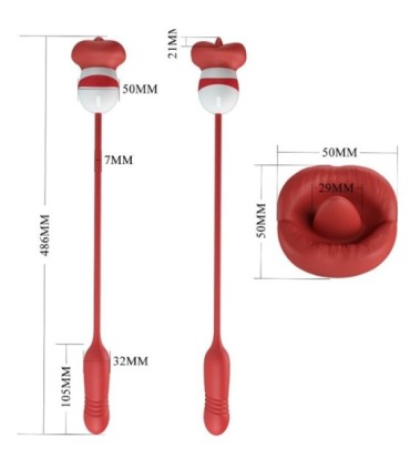 PRETTY LOVE - ASHLYNN MASTURBADOR BOCA ROJO