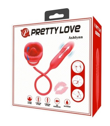 PRETTY LOVE - ASHLYNN MASTURBADOR BOCA ROJO