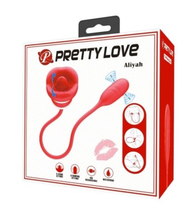 PRETTY LOVE - ALIYAH MASTURBADOR BOCA ROJO