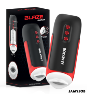 JAMYJOB - BLAZE MASTURBADOR BOCA AUTOMTICO 5 MODOS ONDAS ESTIMULADORAS Y VIBRACIÓN