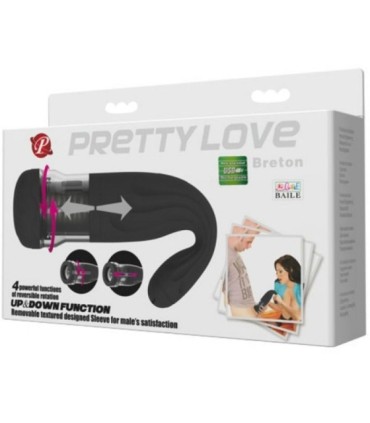 PRETTY LOVE - MASTURBADOR RECARGABLE MULTIFUNCIÓN BRETON