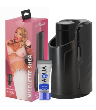 KIIROO - KEON + FEEL NICOLETTE SHEA STROKER + LUBRICANTE AQUA QUALITY 50 ML