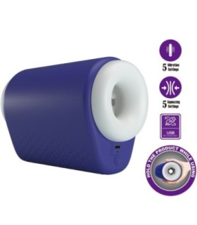 PRETTY LOVE - DJ LADY MASTURBADOR MASCULINO CON VIBRACIÓN 5 CONFIGURACIONES MORADO