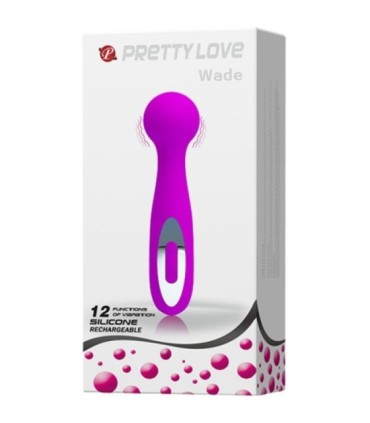 PRETTY LOVE - MASAJEADOR RECARGABLE WADE 12 FUNCIONES