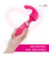 MORESSA - ODILON WAND POTENTE MOTOR MAS DOS CABEZALES PREMIUM SILICONE RECARGABLE