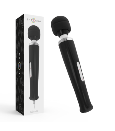 INTENSE - KEANU WAND MASAJEADOR NEGRO