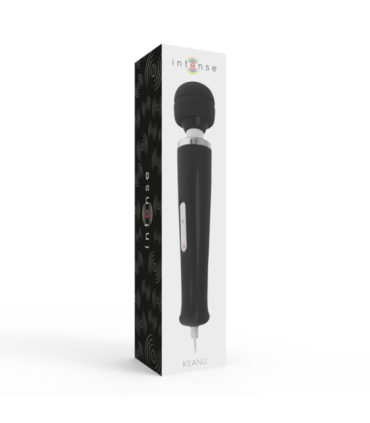INTENSE - KEANU WAND MASAJEADOR NEGRO