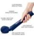 FUN FACTORY - VIM WAND RUMBLE VIBRADOR RECARGABLE SILICONA AZUL MEDIANOCHE