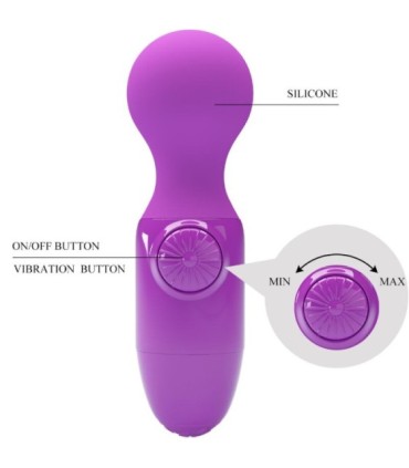 PRETTY LOVE - MINI MASAJEADOR PERSONAL MORADO