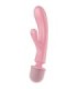 SATISFYER - TRIPLE LOVER MASAJEADOR VIBRADOR RABBIT ROSA
