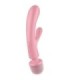 SATISFYER - TRIPLE LOVER MASAJEADOR VIBRADOR RABBIT ROSA