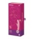 SATISFYER - TRIPLE LOVER MASAJEADOR VIBRADOR RABBIT ROSA