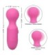 CALEXOTICS - FIRST TIME MASAJEADOR RECARGABLE 10 VIBRACIONES ROSA