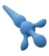 CALEXOTICS - COUTURE KIT VIBRADOR WAND 10 VIBRACIONES AZUL