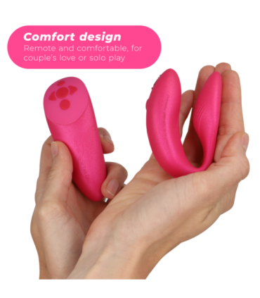 WE-VIBE - CHORUS VIBRADOR PAREJAS CON CONTROL SQUEEZE ROSA