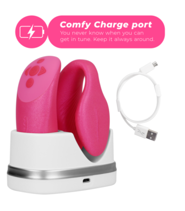 WE-VIBE - CHORUS VIBRADOR PAREJAS CON CONTROL SQUEEZE ROSA
