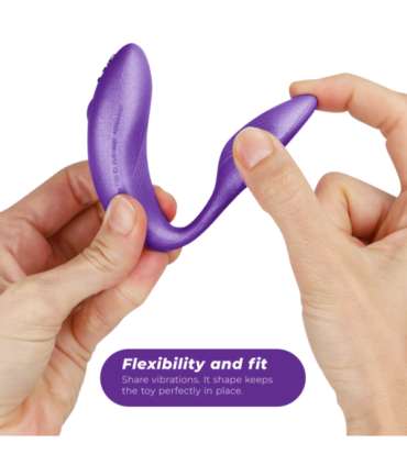 WE-VIBE - CHORUS VIBRADOR PAREJAS CON CONTROL SQUEEZE LILA