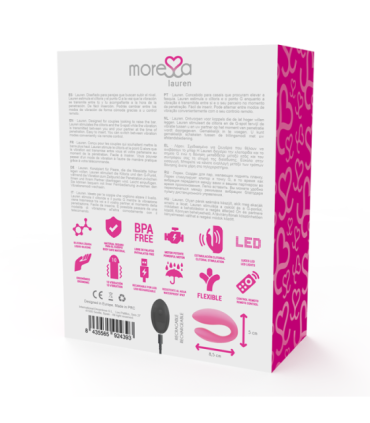 MORESSA - LAUREN CONTROL REMOTO ESTIMULADOR PARA PAREJAS