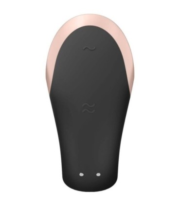 SATISFYER - APP DOUBLE LOVE VIBRADOR PAREJAS LUXURY NEGRO