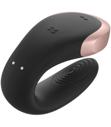 SATISFYER - APP DOUBLE LOVE VIBRADOR PAREJAS LUXURY NEGRO
