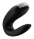 SATISFYER - DOUBLE FUN PARTNER VIBRADOR NEGRO