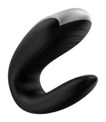 SATISFYER - DOUBLE FUN PARTNER VIBRADOR NEGRO