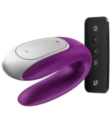 SATISFYER - DOUBLE FUN PARTNER VIBRADOR LILA