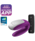 SATISFYER - DOUBLE FUN PARTNER VIBRADOR LILA