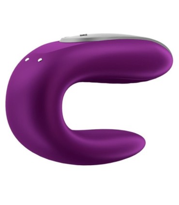 SATISFYER - DOUBLE FUN PARTNER VIBRADOR LILA
