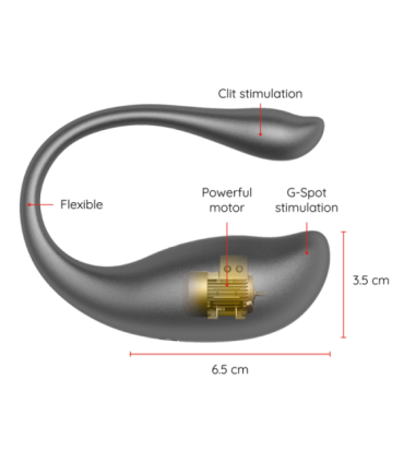 ONINDER - NAIROBI HUEVO VIBRADOR NEGRO - APP GRATUITA