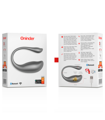 ONINDER - NAIROBI HUEVO VIBRADOR NEGRO - APP GRATUITA