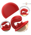 INTENSE - MARIAH VIBRADOR & ESTIMULADOR EN FORMA DE U 10 VIBRACIONES ROJO