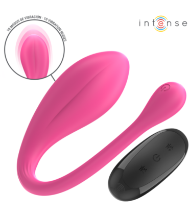INTENSE - JANICE VIBRADOR U DOBLE ESTIMULACIÓN 10 VIBRACIONES ROSA CONTROL REMOTO