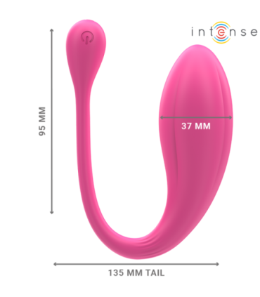 INTENSE - JANICE VIBRADOR U DOBLE ESTIMULACIÓN 10 VIBRACIONES ROSA CONTROL REMOTO