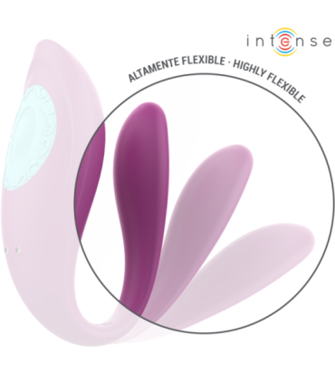 INTENSE - ANNIE ESTIMULADOR & VIBRADOR FORMA DE U MORADO CONTROL REMOTO