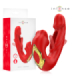 INTENSE - NATHY VIBRADOR DOBLE CON BOCA ESTIMULADORA MULTIFUNCIÓN ROJO
