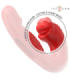 INTENSE - NATHY VIBRADOR DOBLE CON BOCA ESTIMULADORA MULTIFUNCIÓN ROJO